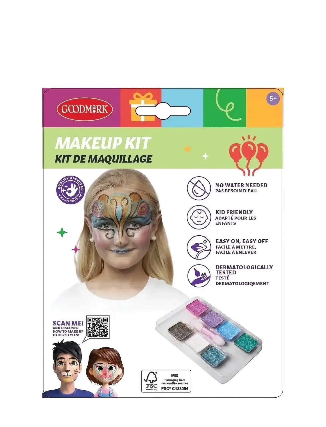 IPK - Face Paint Set Glitter and Brush - die niedrigsten preise - multi color - 2