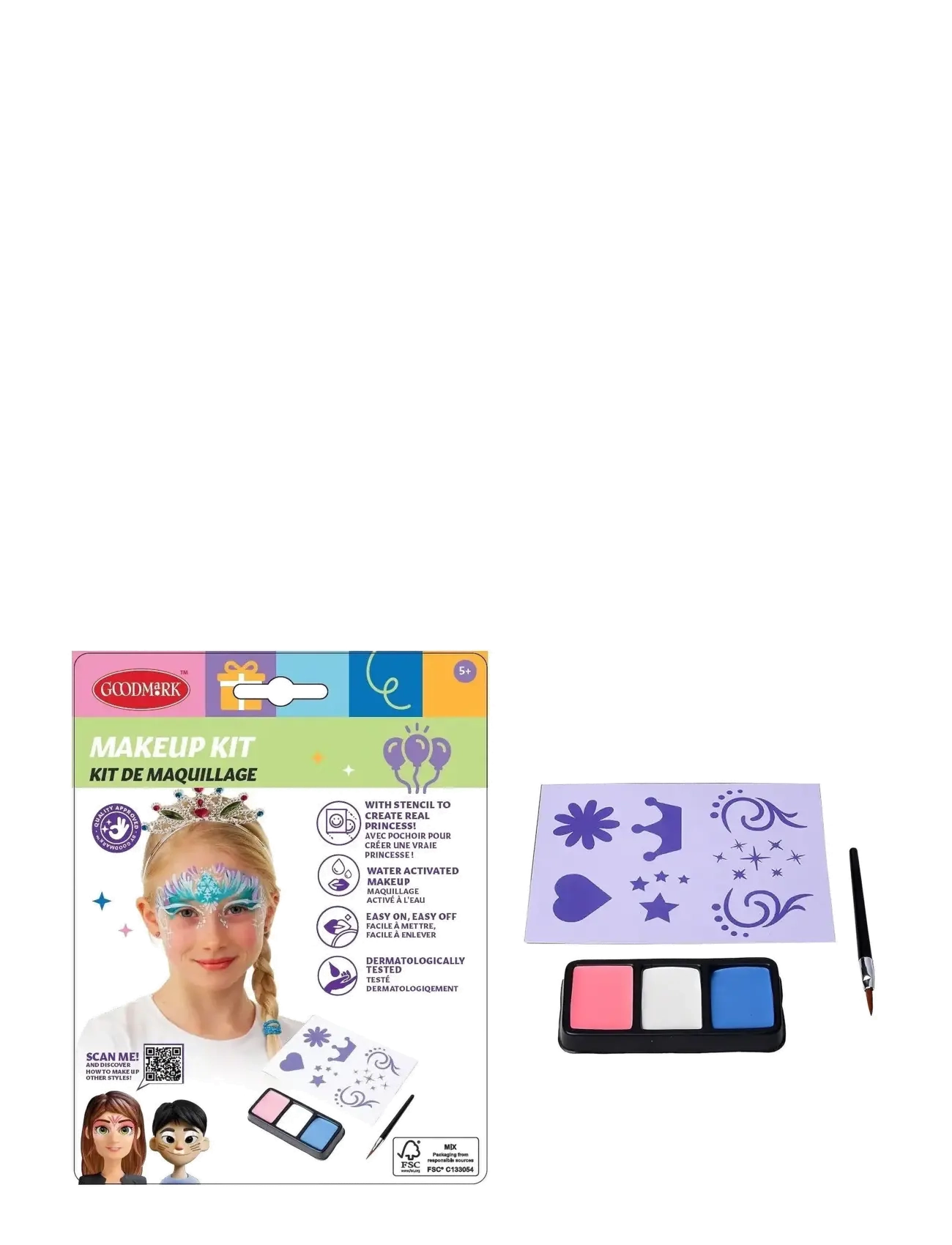 IPK Princess Makeup Set, 0, Costumes & Accessories, Mehrfarbig/gemustert - Makeup, Kinder