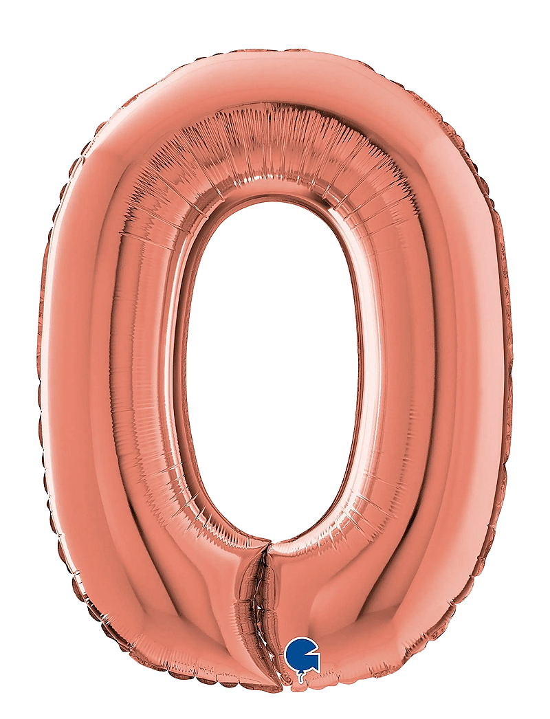 IPK - Number Foil 0 Rose Gold 70 cm - partybedarf - multi color - 0
