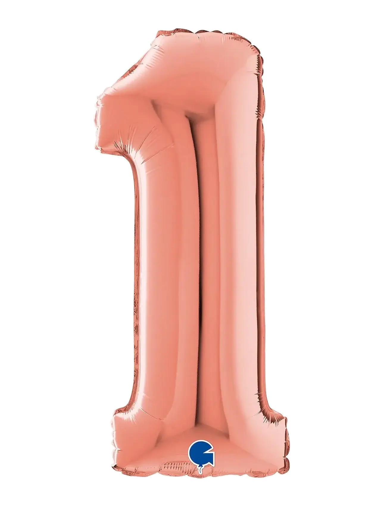 Number Foil 1 Rose Gold 70 cm - MULTI COLOR