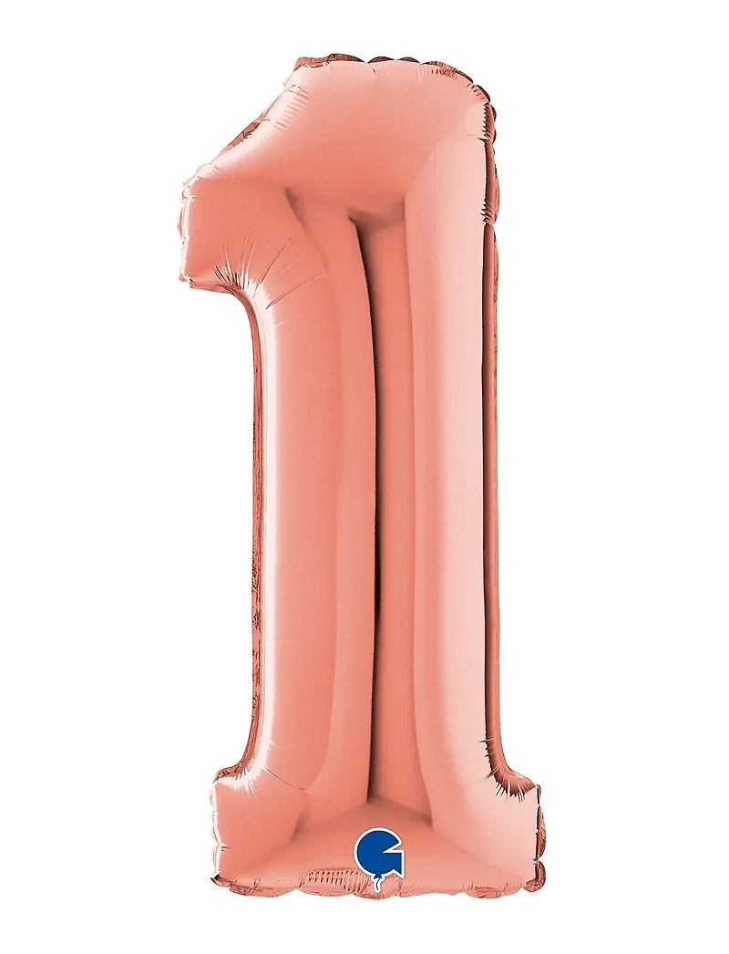 IPK - Number Foil 1 Rose Gold 70 cm - partybedarf - multi color - 0