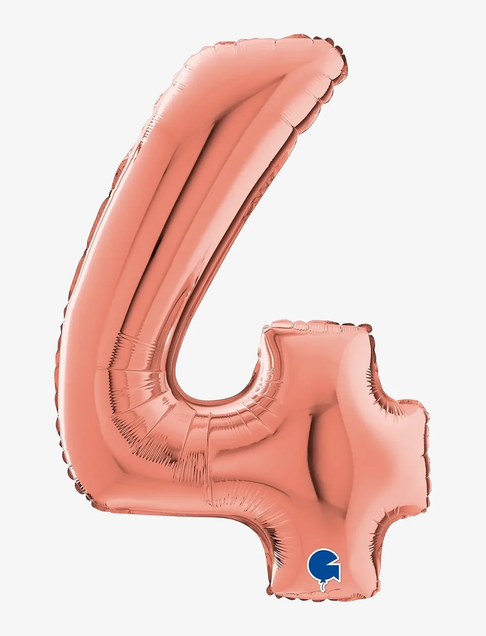 IPK - Number Foil 4 Rose Gold 70 cm - partybedarf - multi color - 0