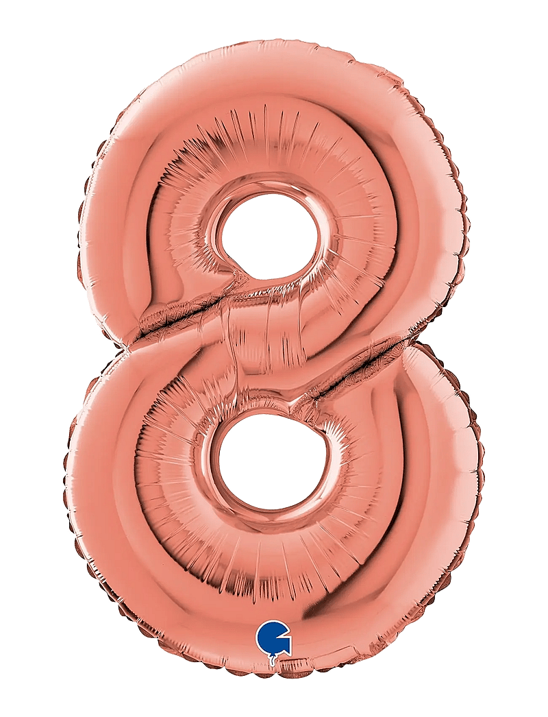 IPK - Number Foil 8 Rose Gold 70 cm - partybedarf - multi color - 0