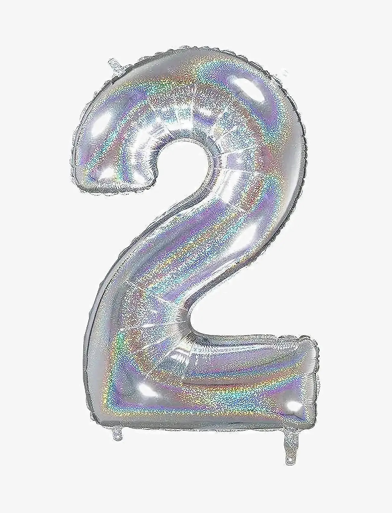 IPK - Number Foil 2 Hologram Silver 70 cm - multi color - 0