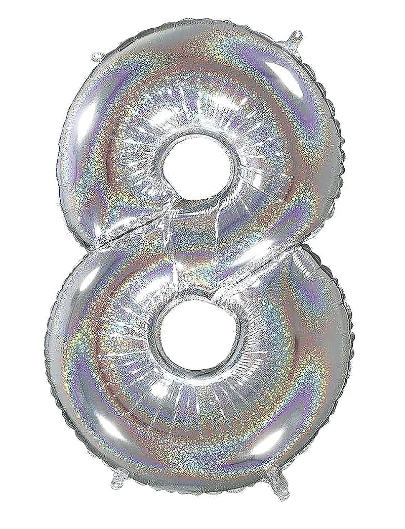IPK - Number Foil 8 Hologram Silver 70 cm - peotarvikud - multi color - 0
