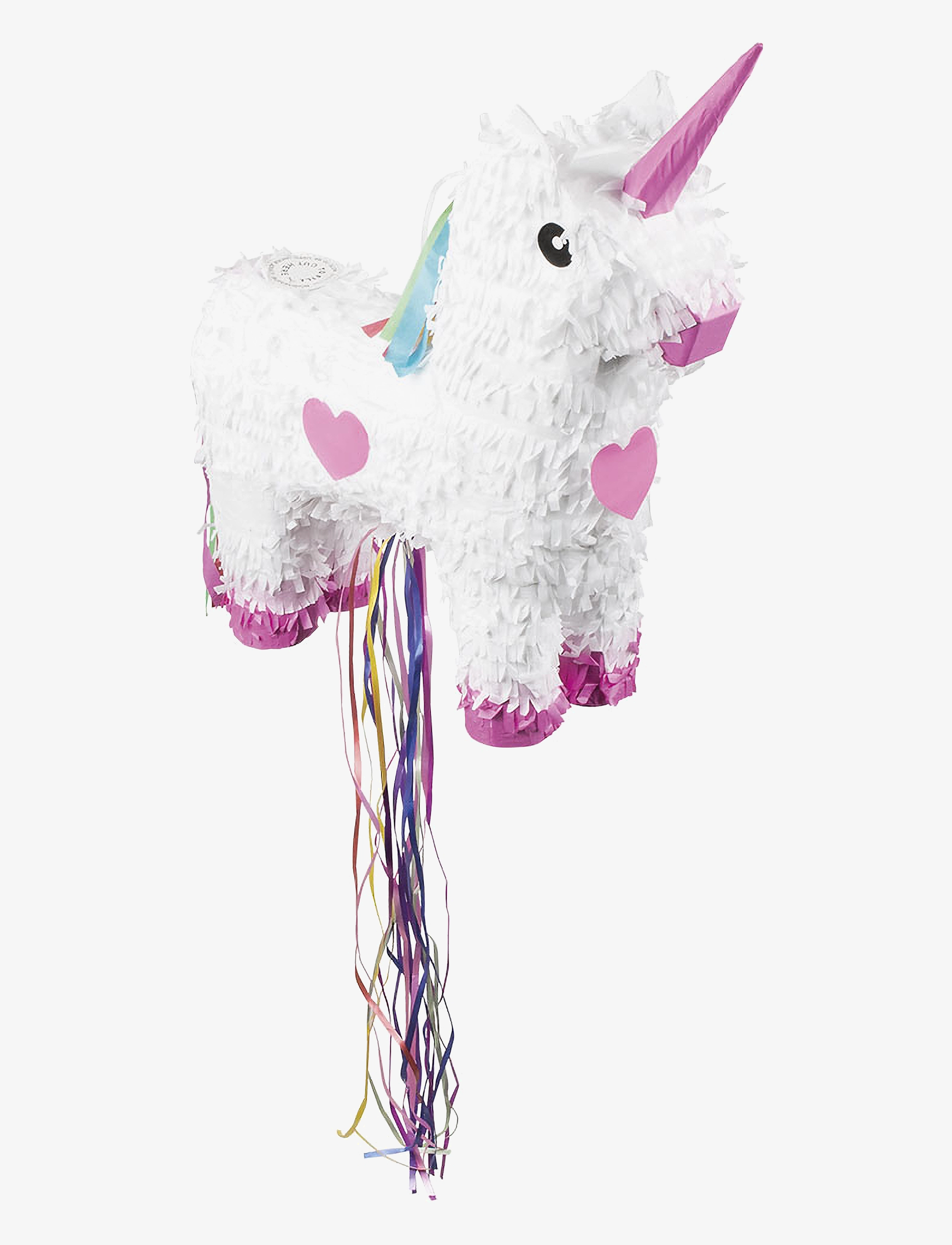 IPK Pull Pinata Unicorn White, One Size, Spielzeug, Rosa - Children's Birthday, Kinder