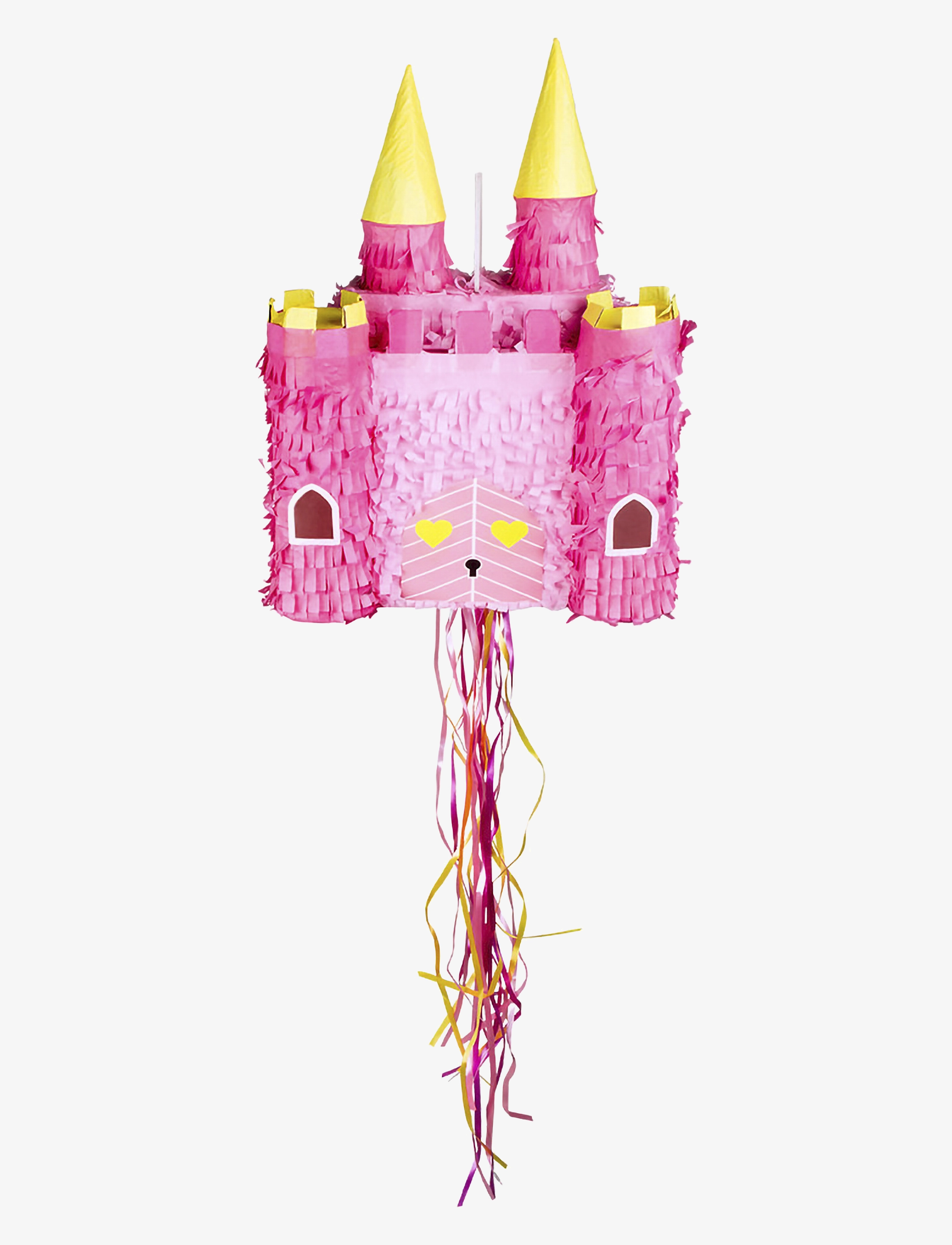 IPK Pull Pinata Princess Castle, One Size, Spielzeug, Mehrfarbig/gemustert - Children's Birthday, Kinder