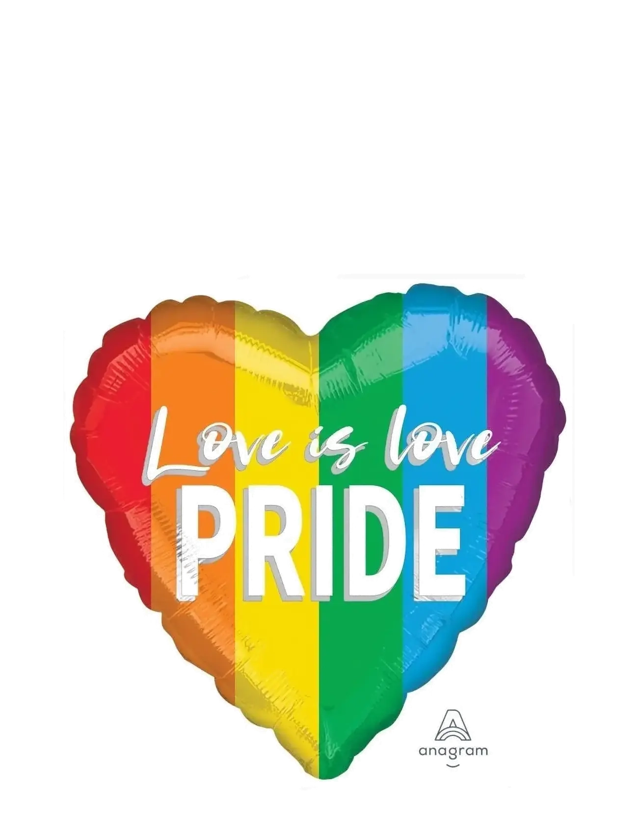 IPK Rainbow Heart Foil Balloon - Peotarvikud - MULTI COLOR / multi