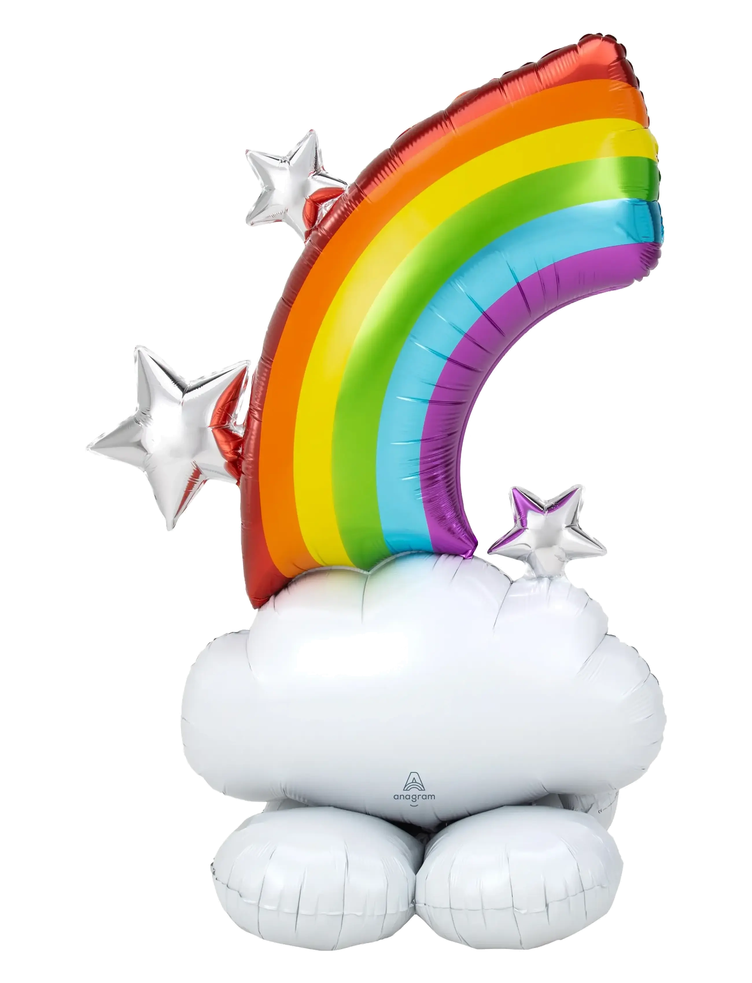 Rainbow Air-Filled Foil Balloon 132 cm - MULTI COLOR