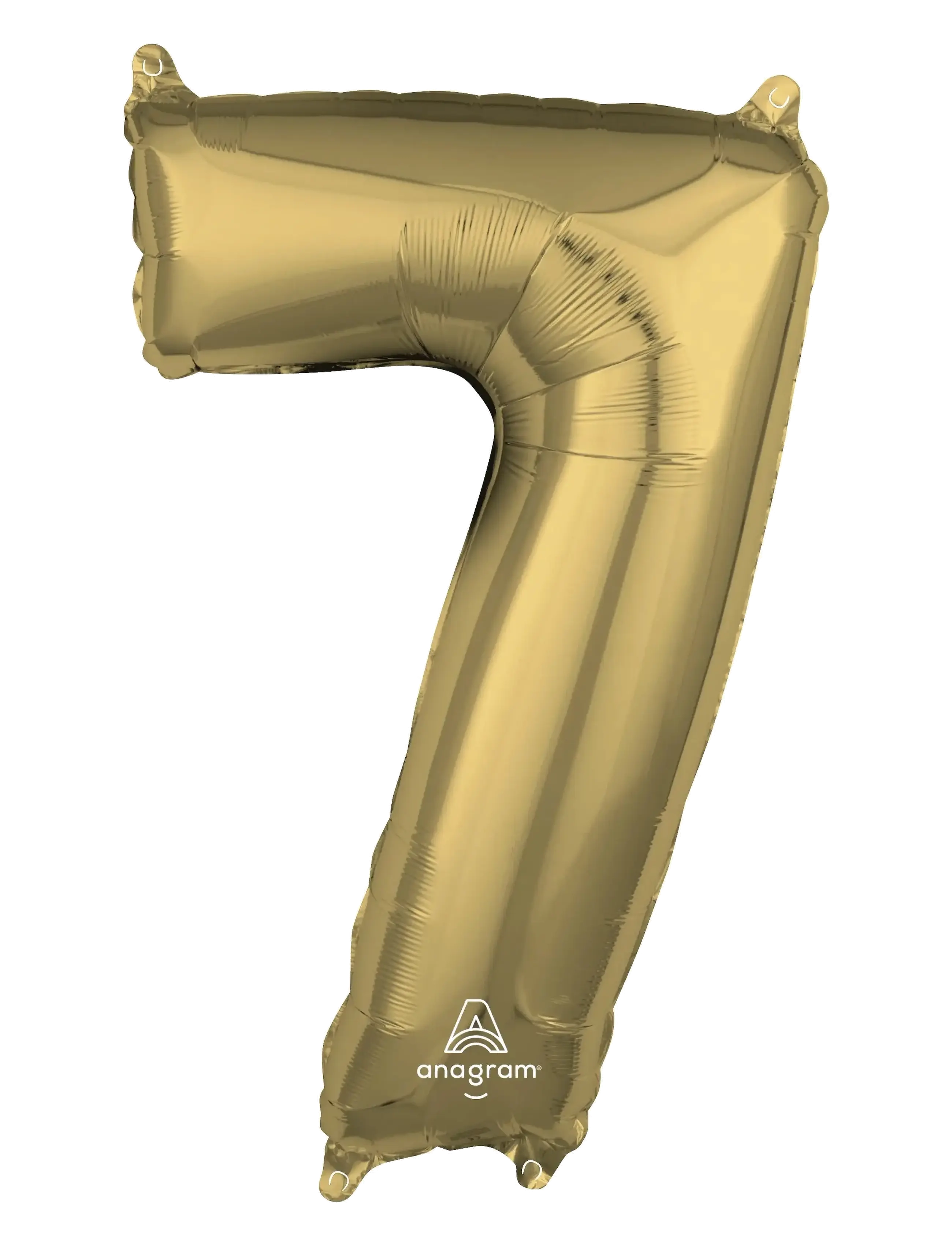 Number Foil 7 White Gold 66 cm - MULTI COLOR