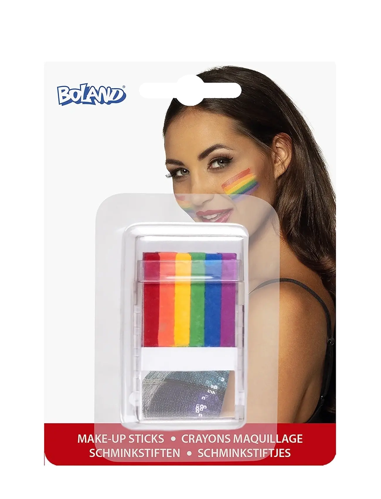 IPK Face Paint Stick Regenbogen 6-In-1 Patterned - 0 - Kinder