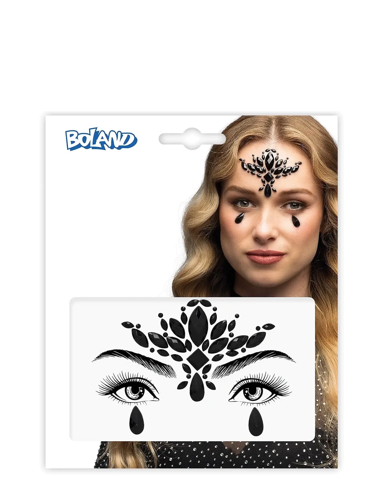 Face Jewels Black - MULTI COLOR