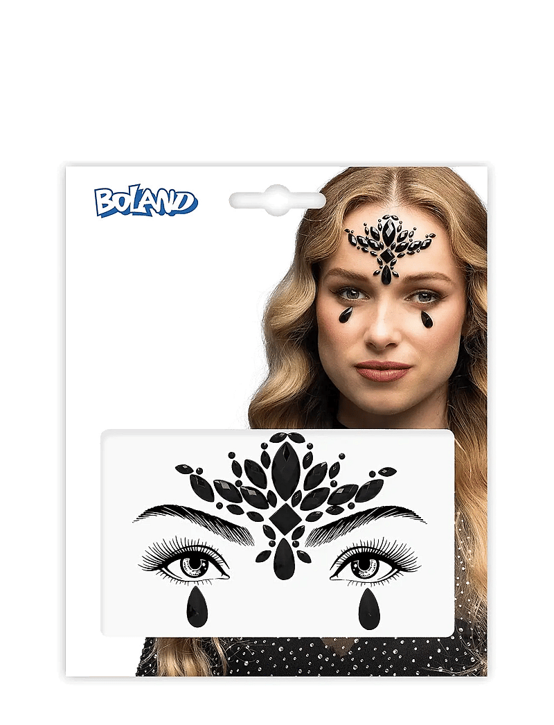 IPK - Face Jewels Black - kostumetilbehør - multi color - 1