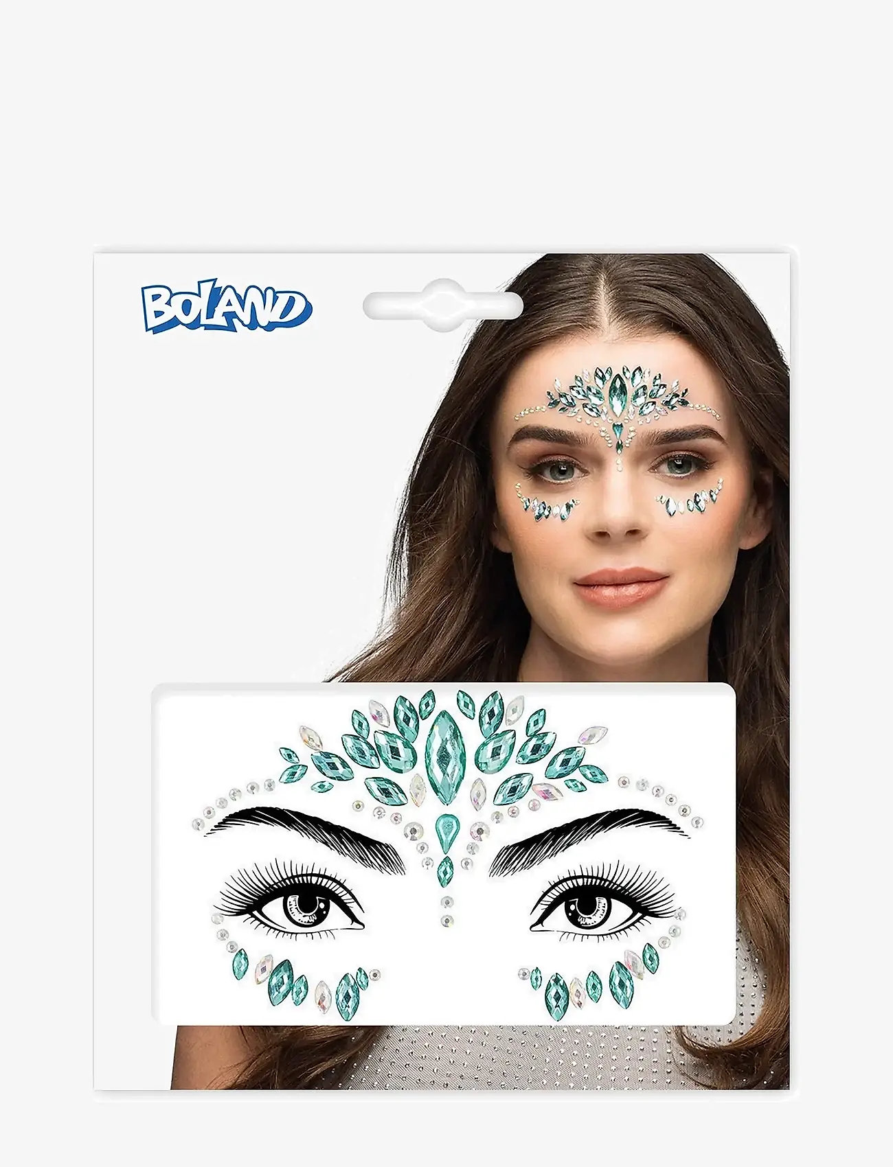 IPK - Face Jewels Turquoise - kostüümide aksessuaarid - multi color - 1