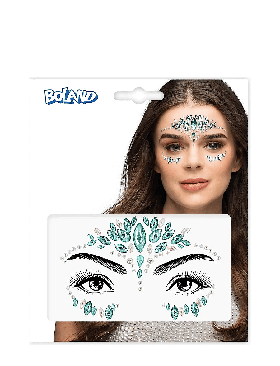IPK - Face Jewels Turquoise - kostüm-zubehör - multi color - 0