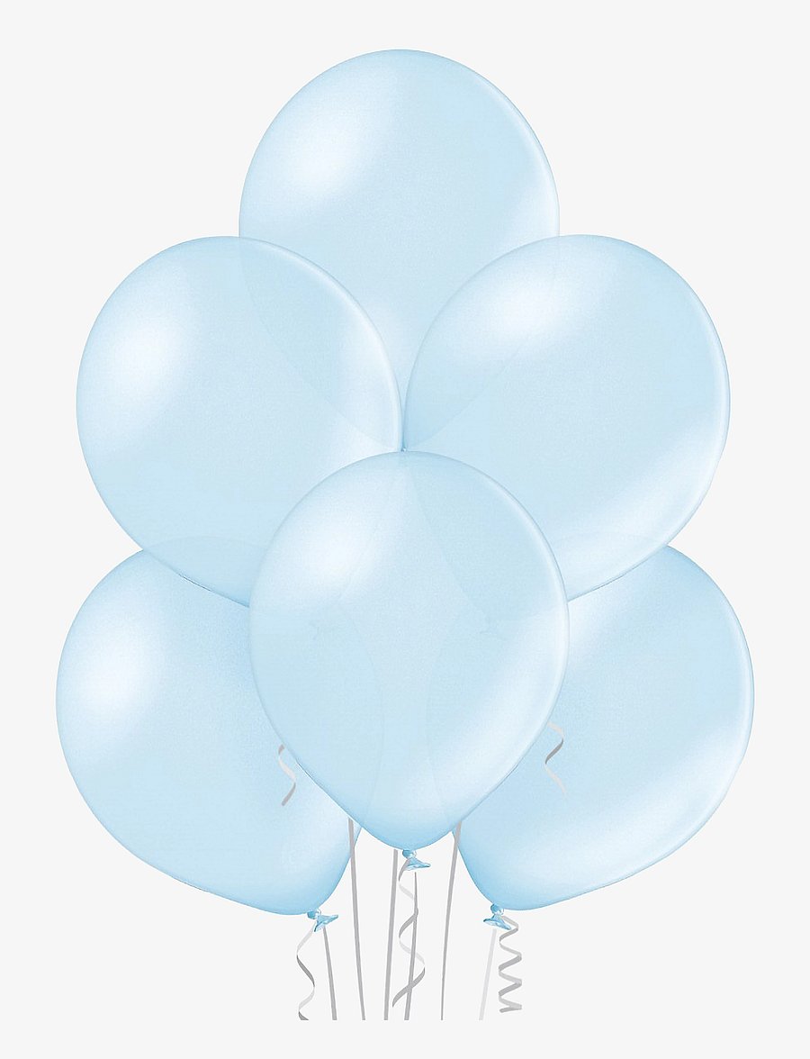 IPK - Balloon 30 cm metallic shimmer light blue 25 pcs/pack - kinderparty - light blue - 1
