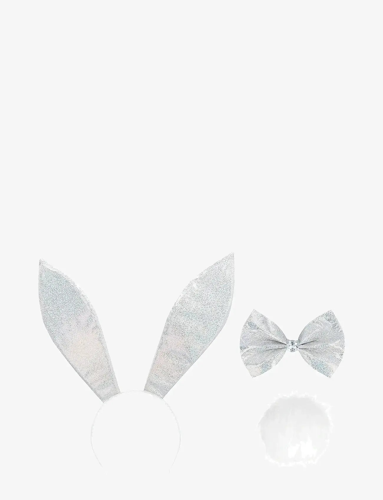 IPK - Bunny Accessory Set (Headband, Tail, Bow Tie) 3 Color Options - costume accessories - multi color - 3