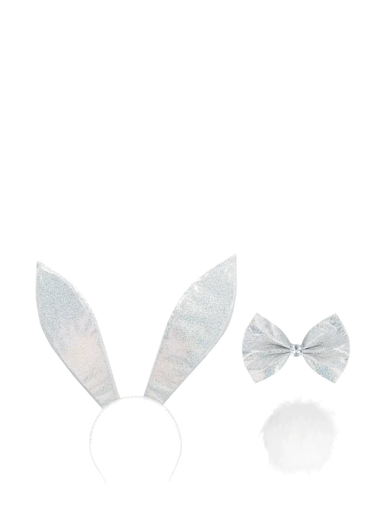 IPK - Kaninaccessoarset (diadem, svans, fluga) 3 olika färger - maskeraddräkter & accessoarer - multi color - 3