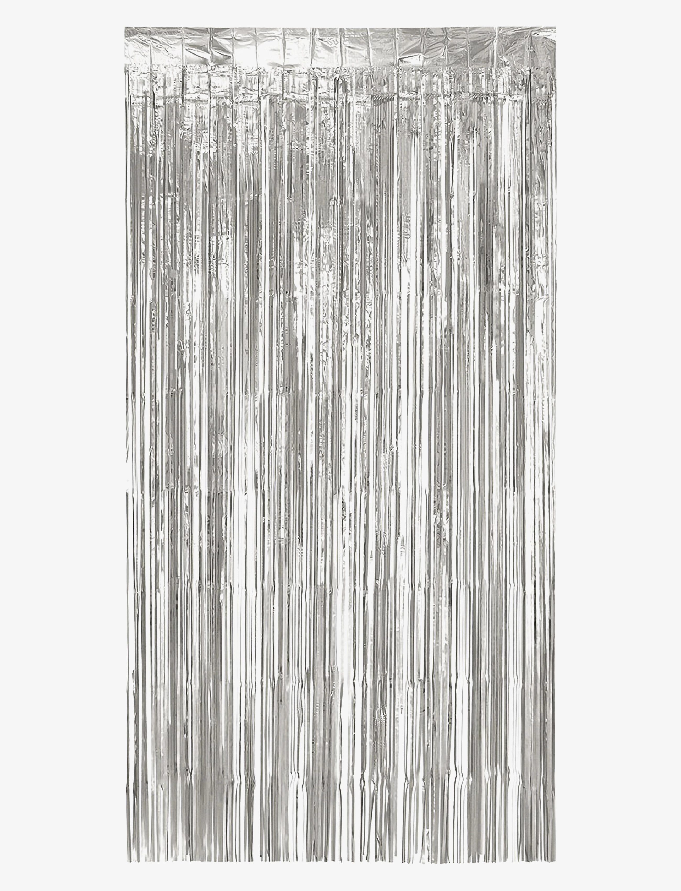 Lamé Dörrgardin 200 x 100 cm Silver - SILVER