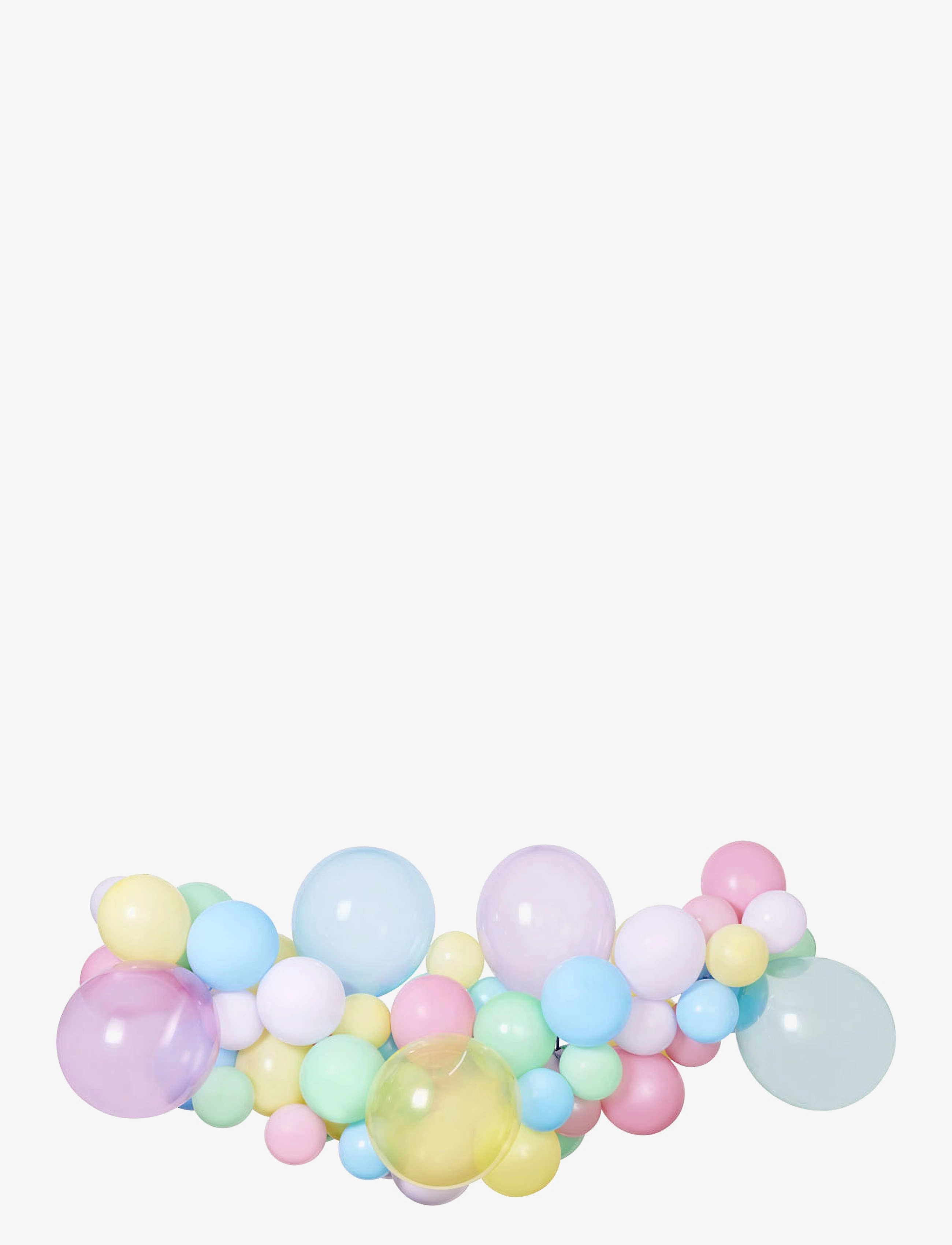 DIY balloon garland pastel colors - PASTEL MIXED