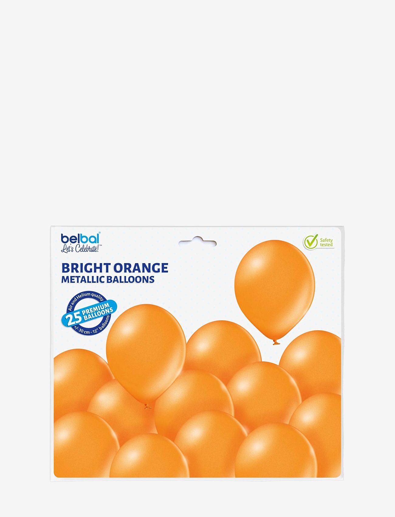 IPK - Balloon 30 cm metallic shimmer orange 25 pcs/pack - orange - 2