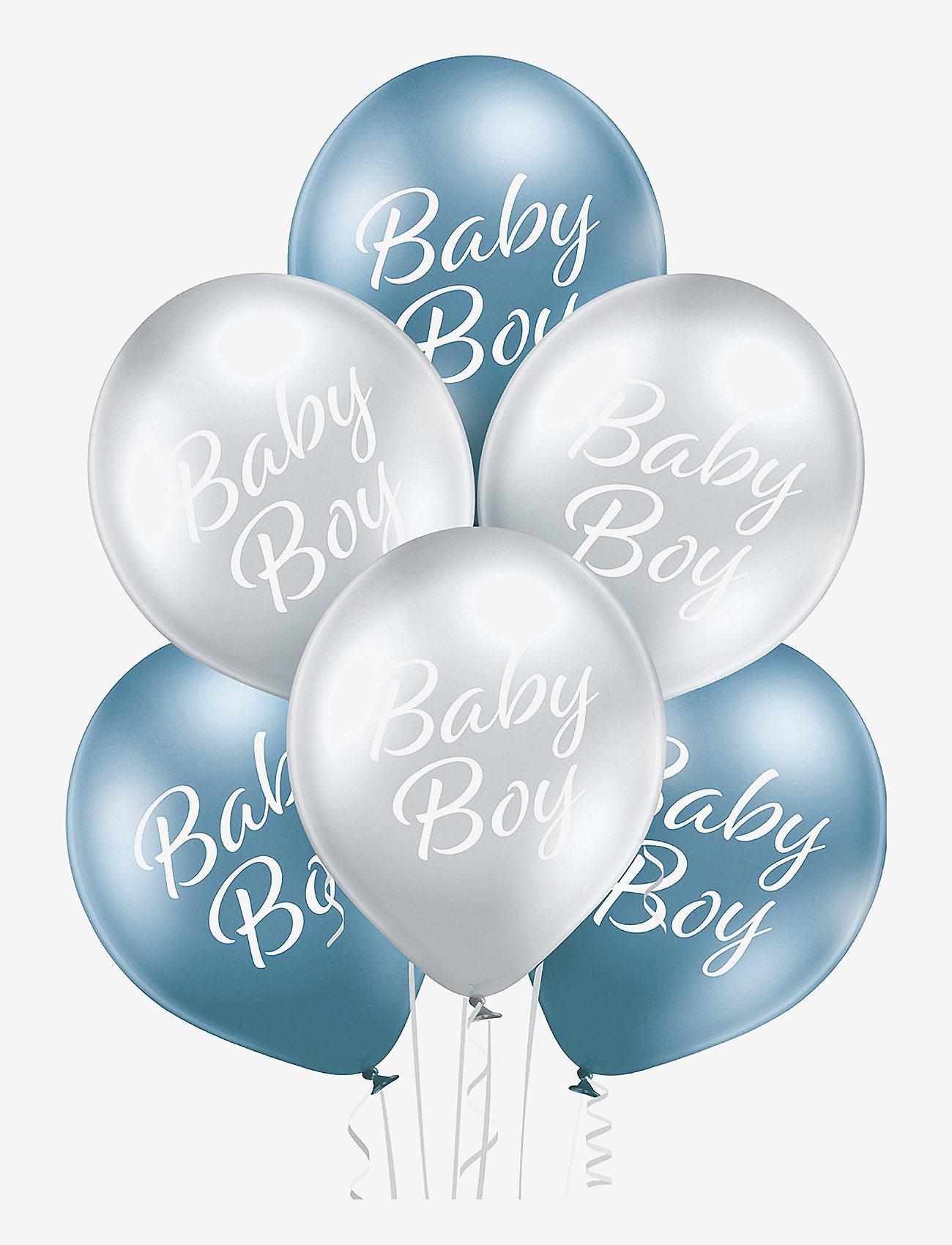 IPK - Baby Boy Balloon 30 cm Metallic Chrome 6 pcs/pack - pink - 0
