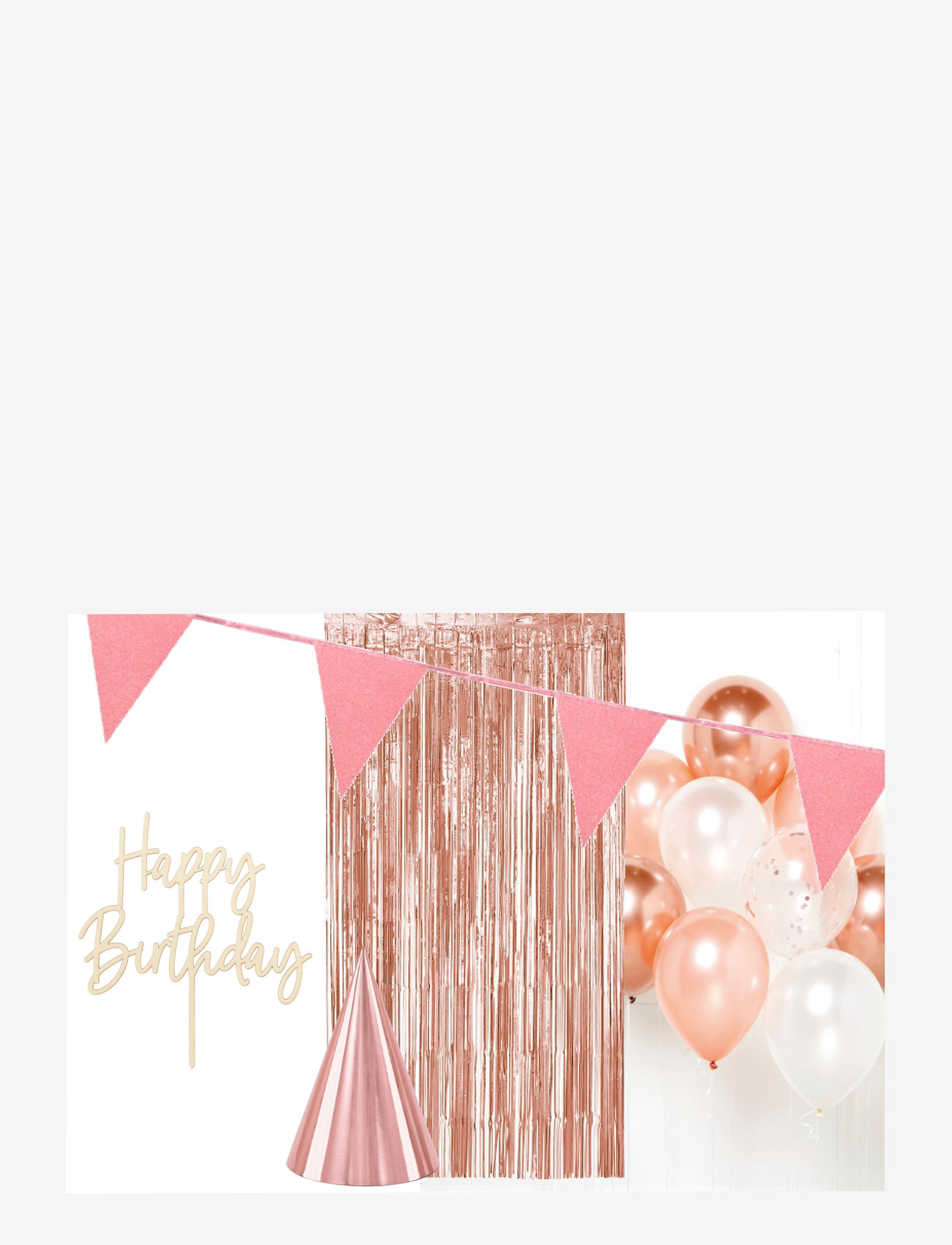 IPK - HAPPY BIRTHDAY BUNDLE ROSE GOLD - rose gold - 0