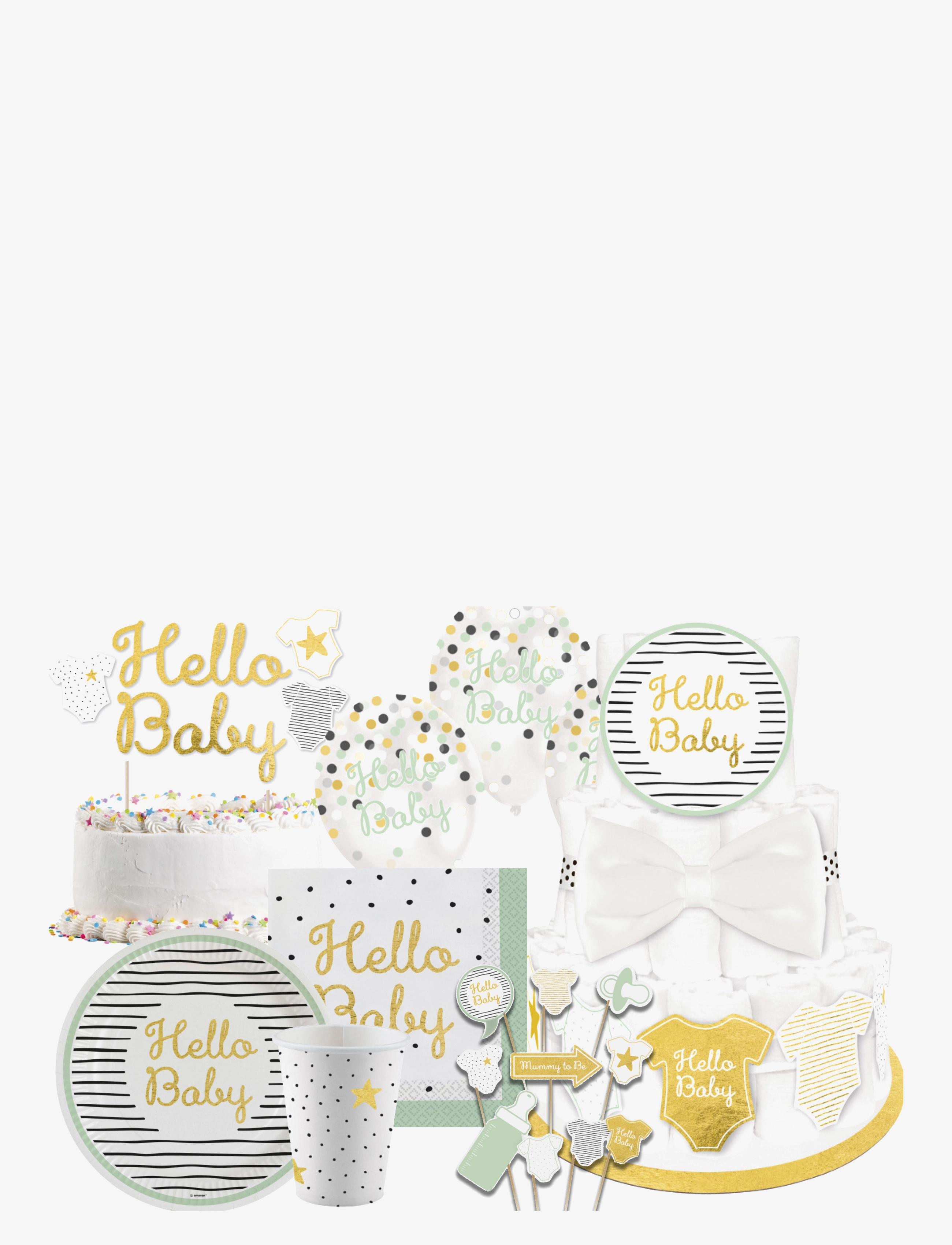 IPK Hello Baby Bundle, One Size, Spielzeug, Mehrfarbig/gemustert - Children's Birthday, Kinder