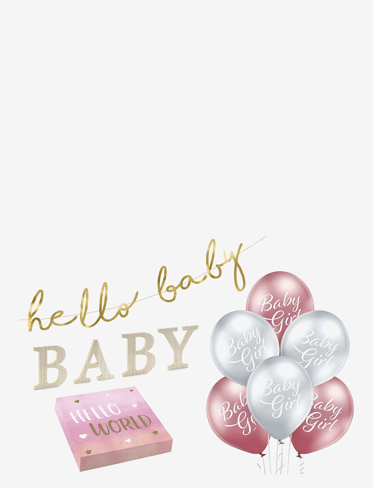 IPK - GIRL BABY BUNDLE - peotarvikud - pink - 0