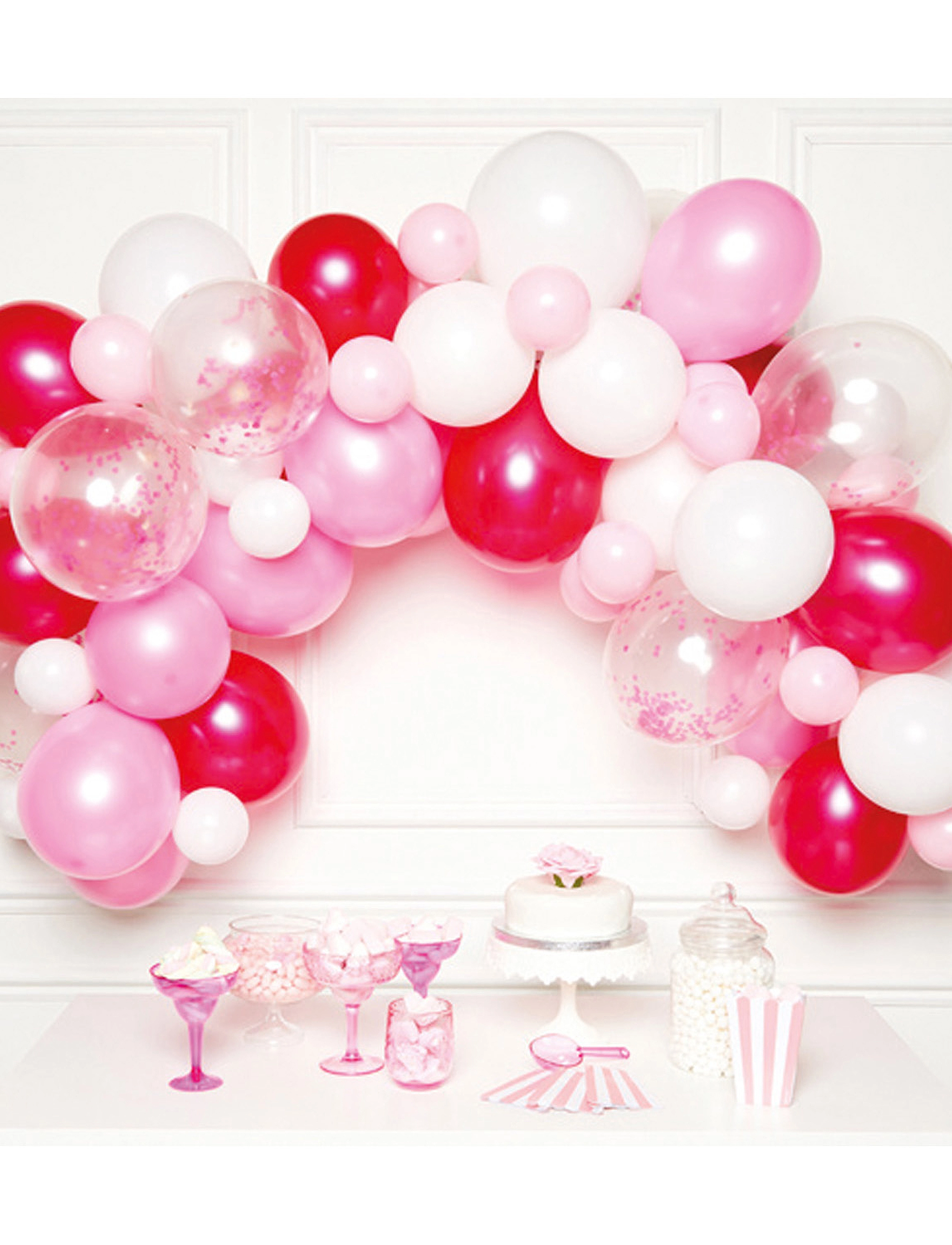 IPK Diy Balloon Garland Pink Shades 70 Balloons, One Size, Spielzeug, Rosa - Children's Birthday, Kinder