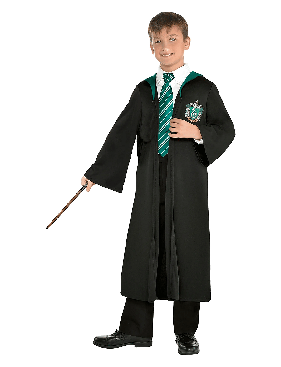 IPK - Harry Potter Slytherin trollkarlskåpa 146 cm - maskeradkläder - multi color - 0