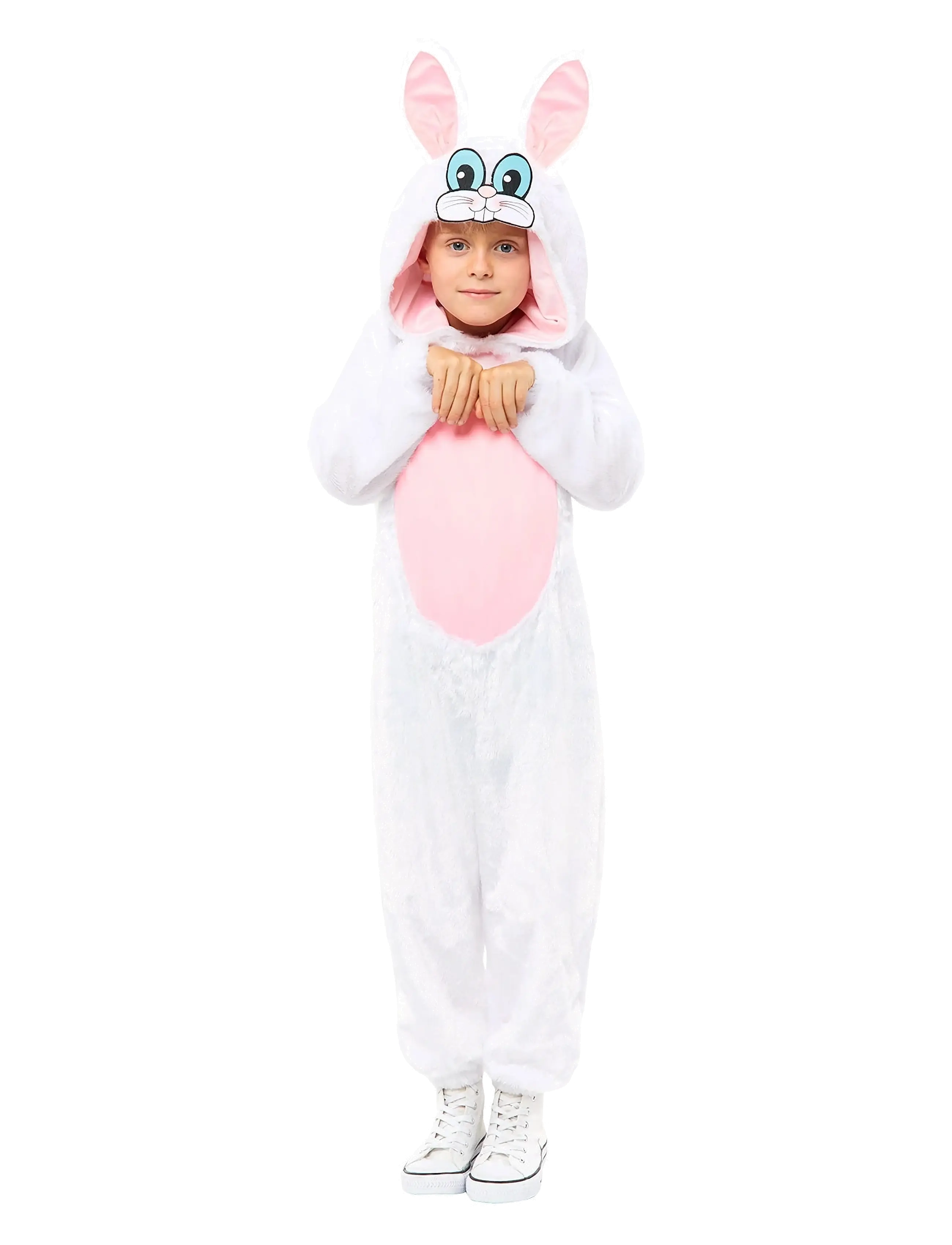 IPK Bunny Children's Costume 104 Cm 3-4 Y, cm, Costumes & Accessories, Weiß - Character Costumes, Kinder
