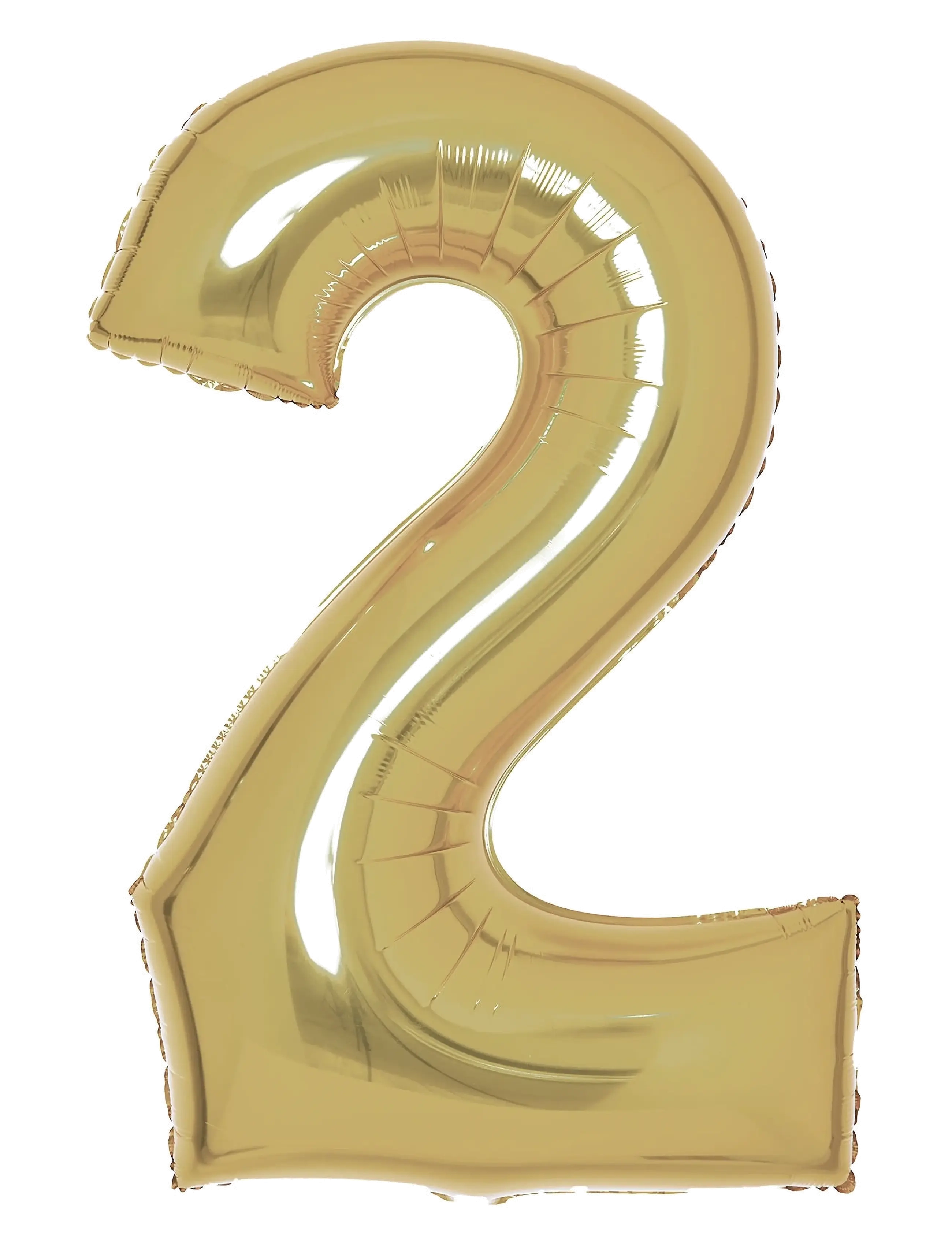 Number Foil 2 White Gold 86 cm - MULTI COLOR