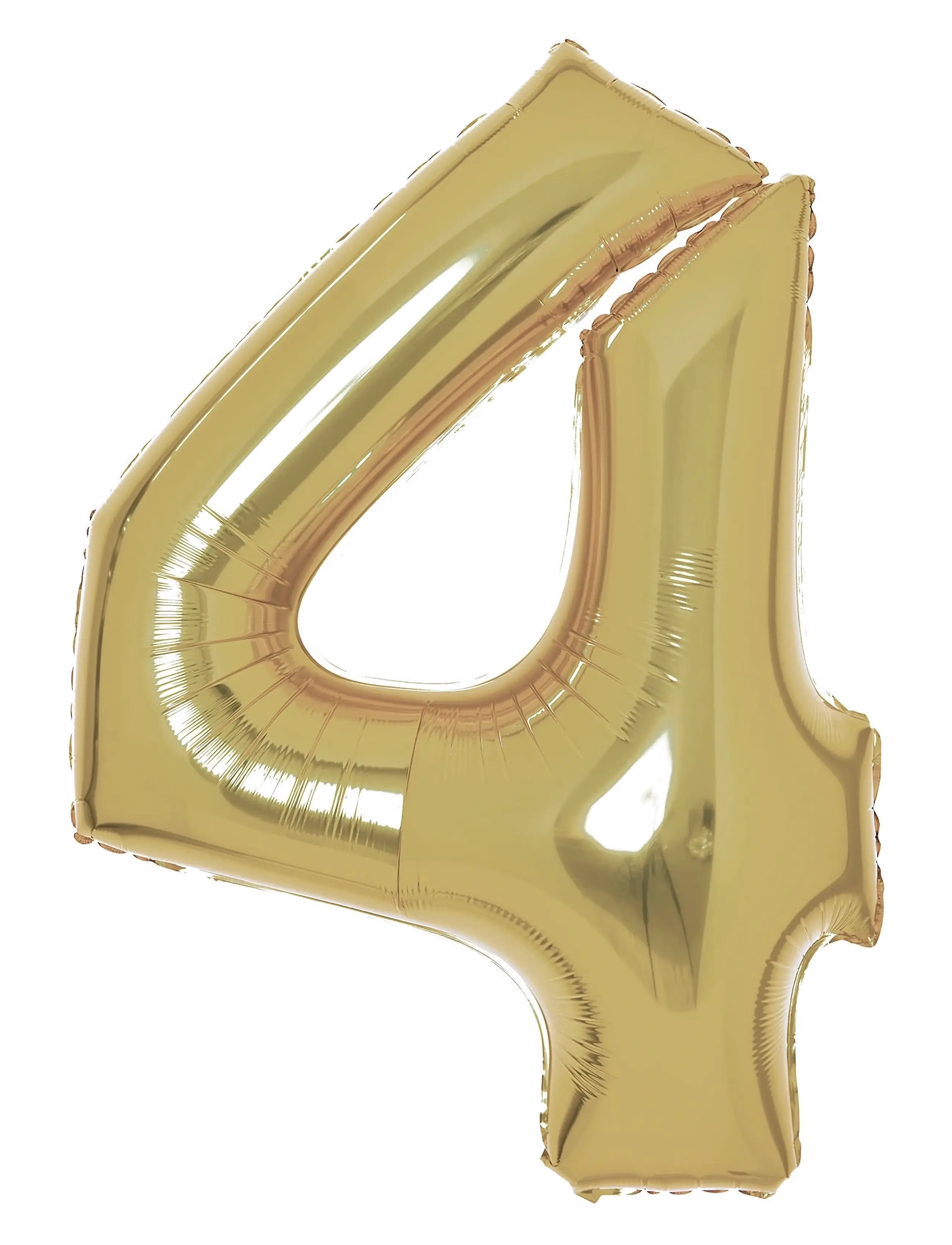 Number Foil 4 White Gold 86 cm - MULTI COLOR