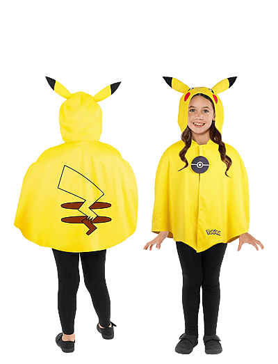 IPK Pokemon Pikachu mantel 8–12 år - Maskeraddräkter & Accessoarer - MULTI COLOR / multi