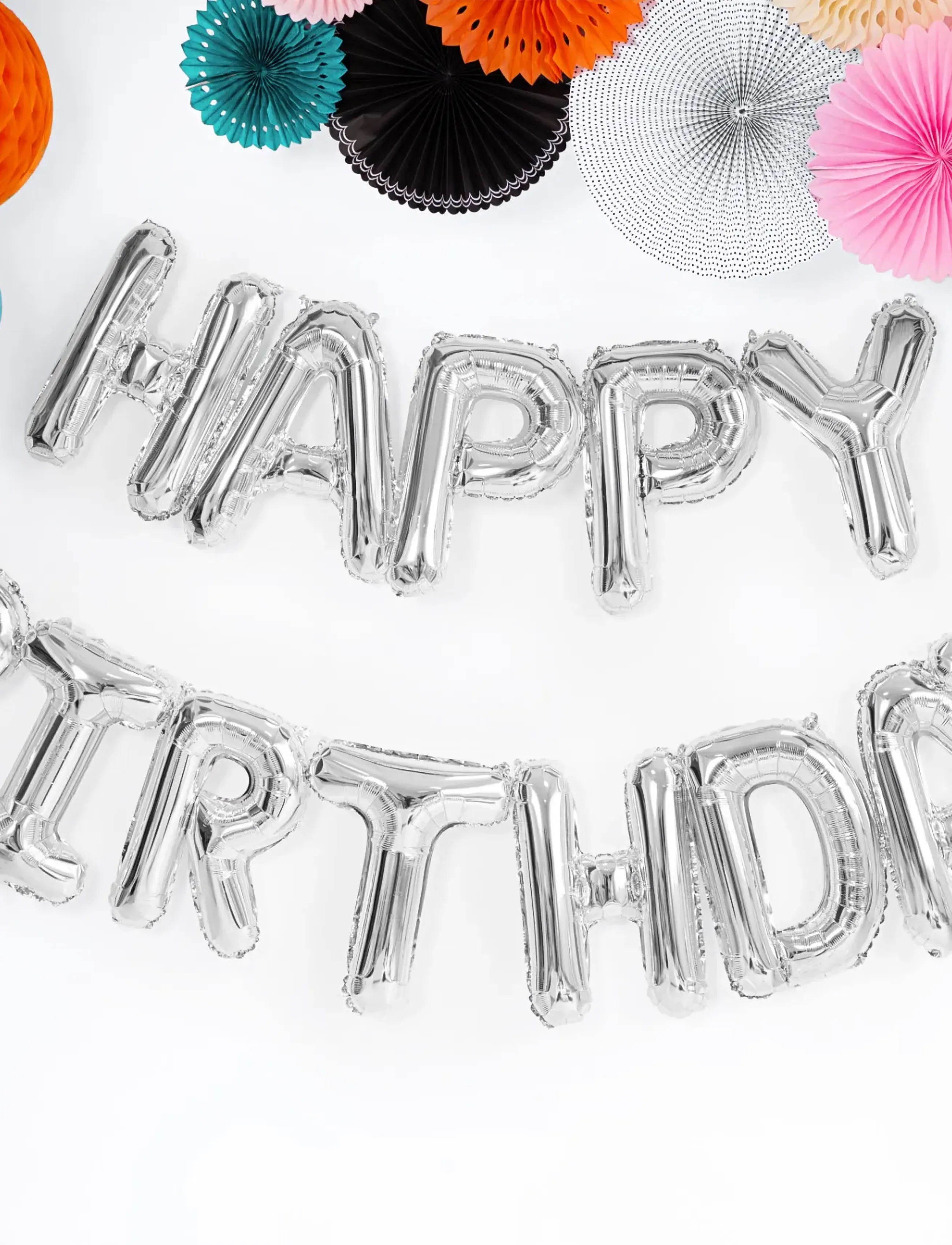 IPK - Happy Birthday Air-Filled Foil Balloon Set - børnefødselsdag - multi color - 0