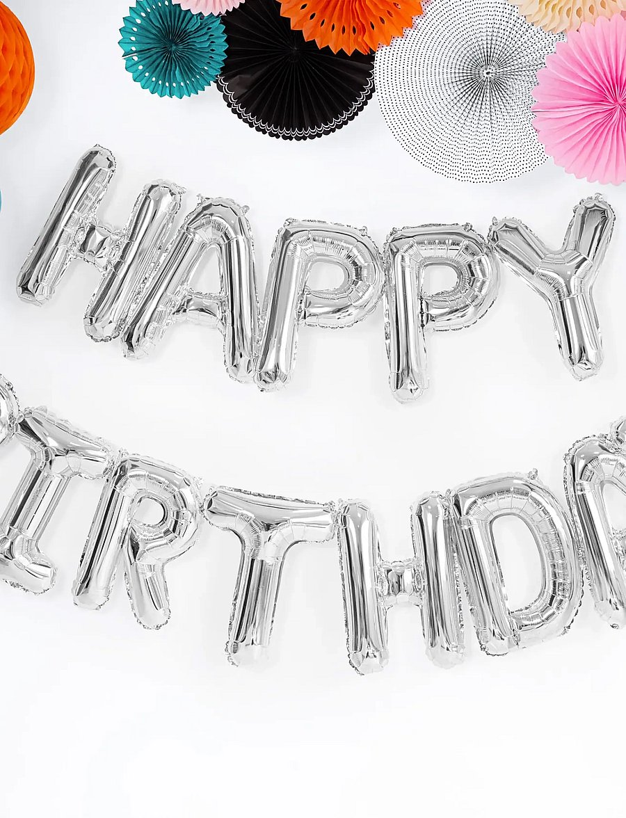 IPK - Happy Birthday Air-Filled Foil Balloon Set - børnefødselsdag - multi color - 0