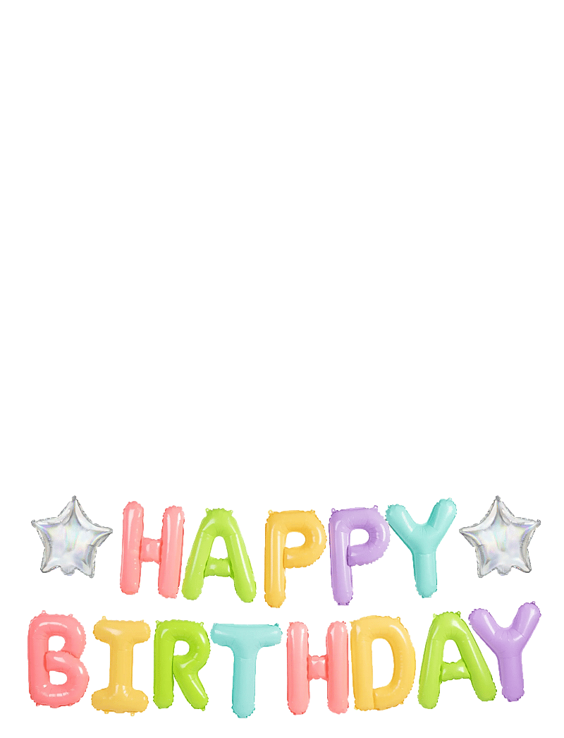 IPK - Happy Birthday Air-Filled Foil Balloon Set - partybedarf - multi color - 0