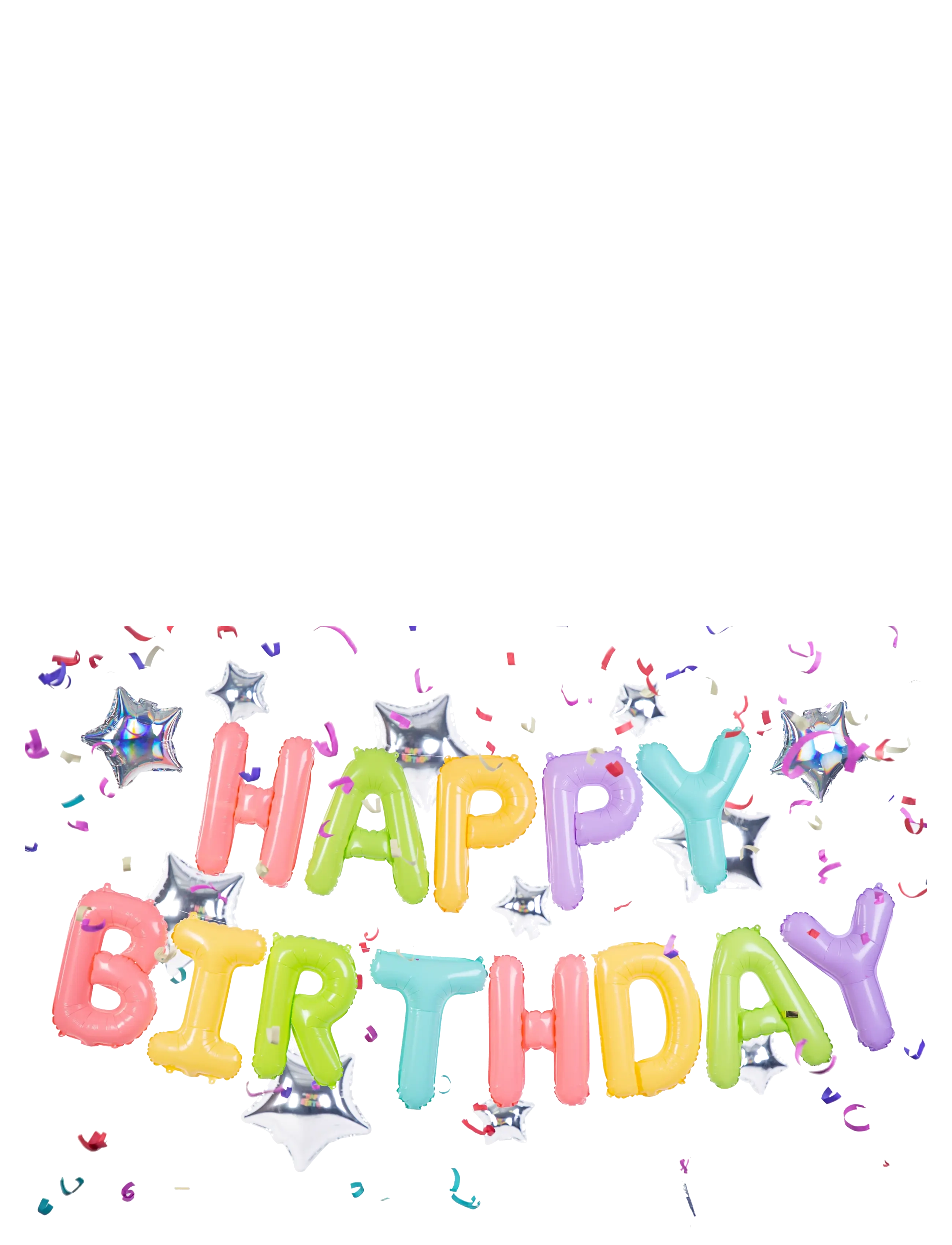 IPK - Happy Birthday Air-Filled Foil Balloon Set - lapse sünnipäev - multi color - 1