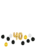 IPK Diy Balloon Garland 40 Years – urodziny dzieci – kupuj w Booztlet