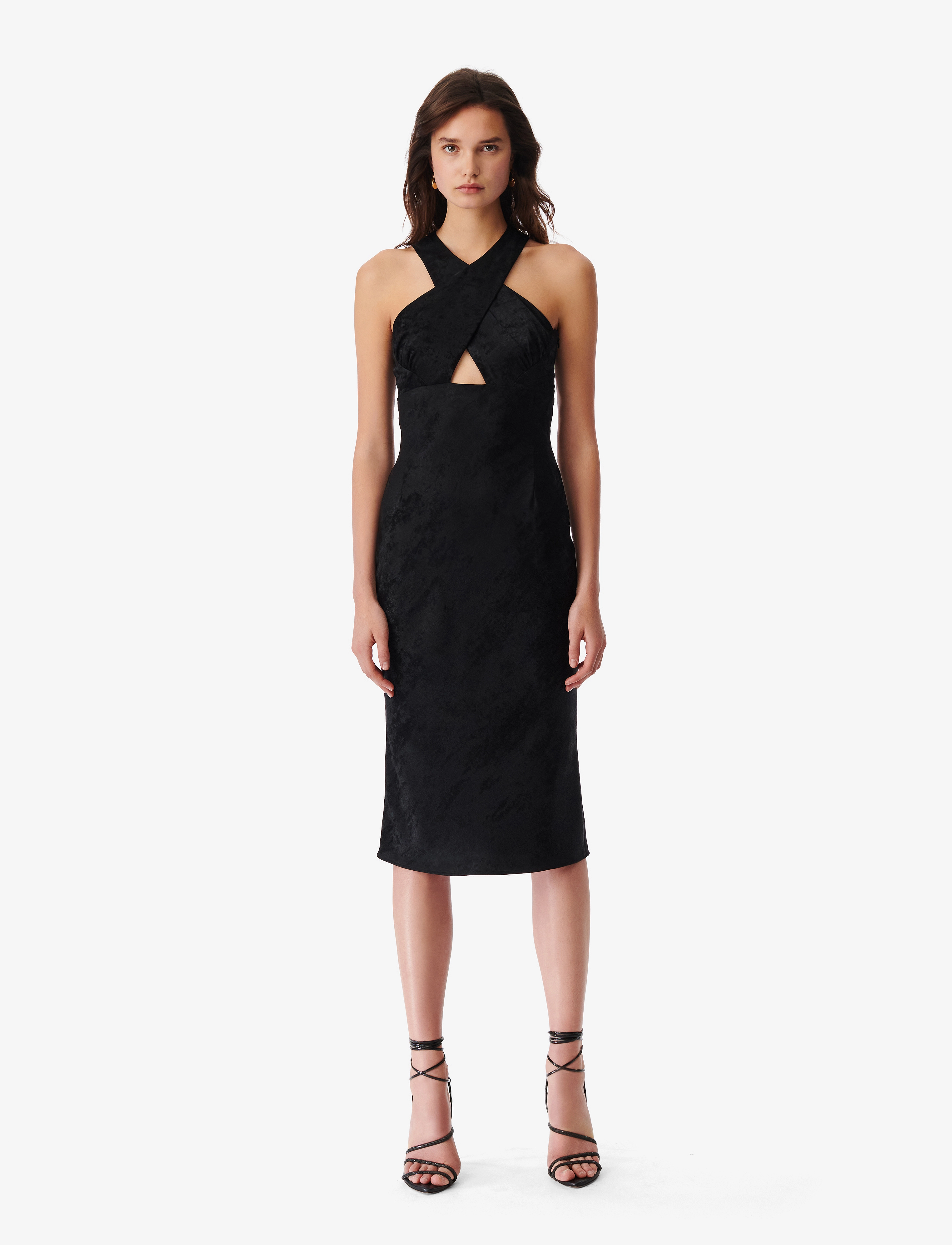 IRO WP33CALVINO - Mekot - SHINY BLACK / black