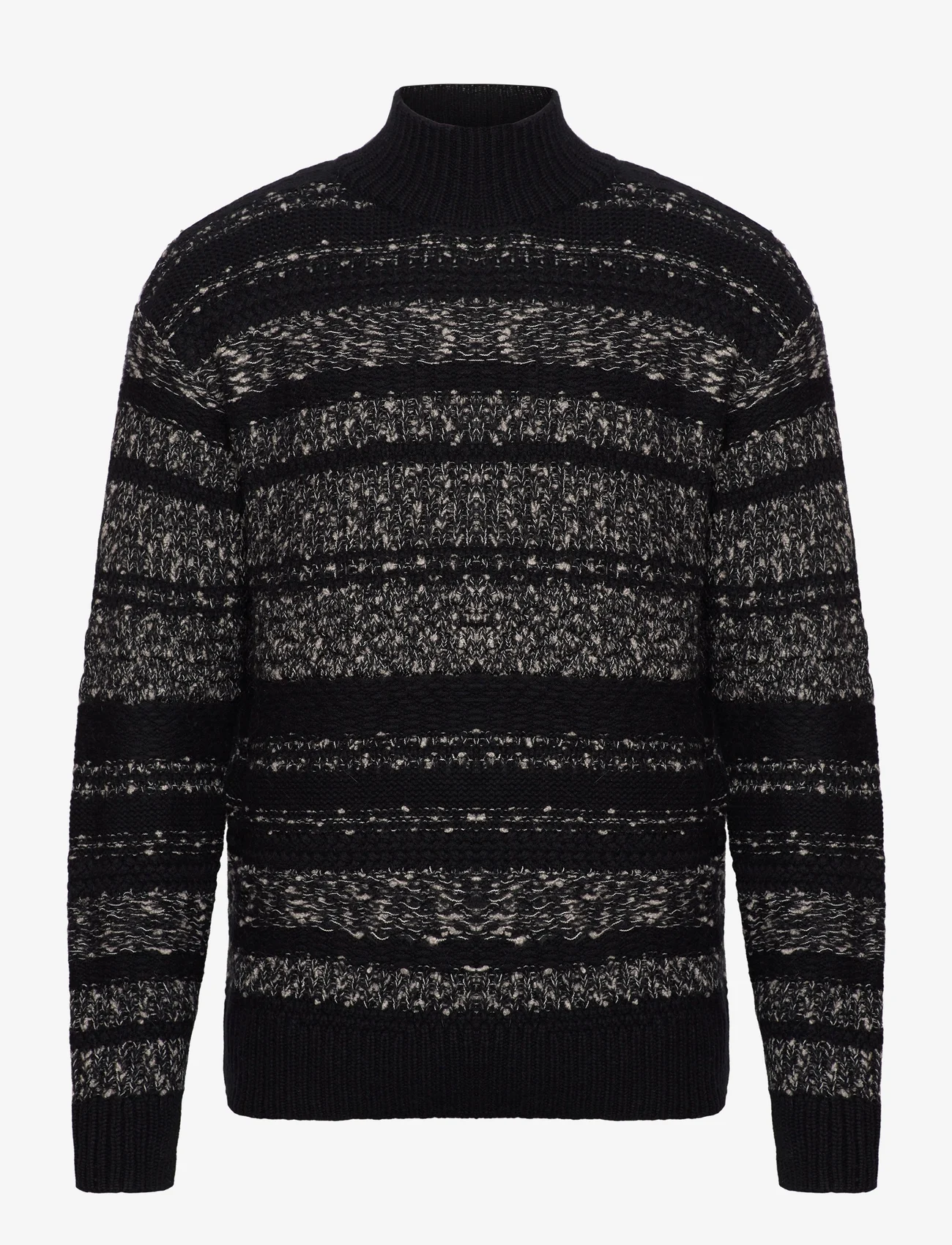 IRO - INOKO - megztiniai su aukšta apykakle - black/dark grey - 0