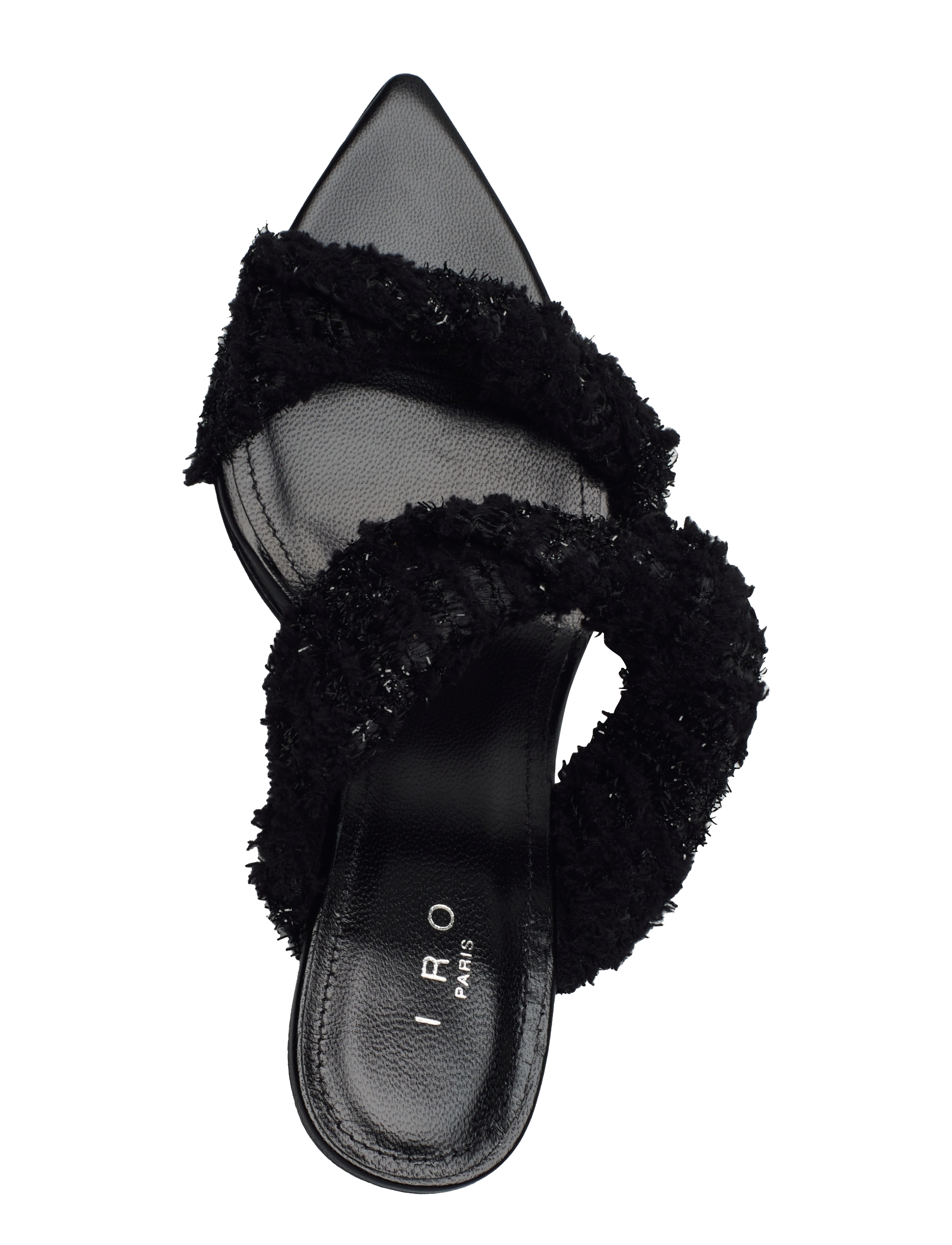 IRO - TWISTYTW - juhlamuotia outlet-hintaan - black glitter - 3