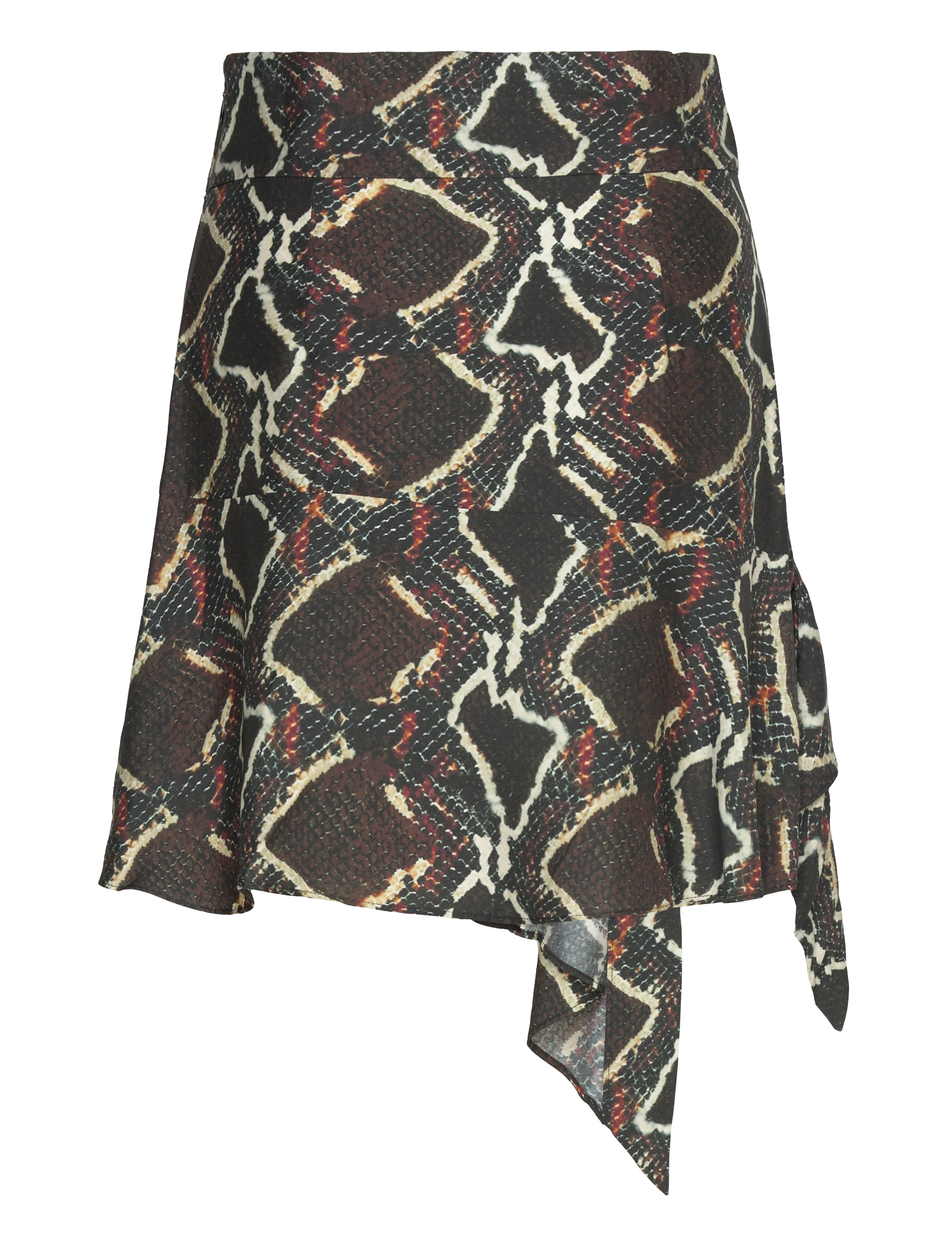 IRO - ADOUNA - korta kjolar - black/brown - 2