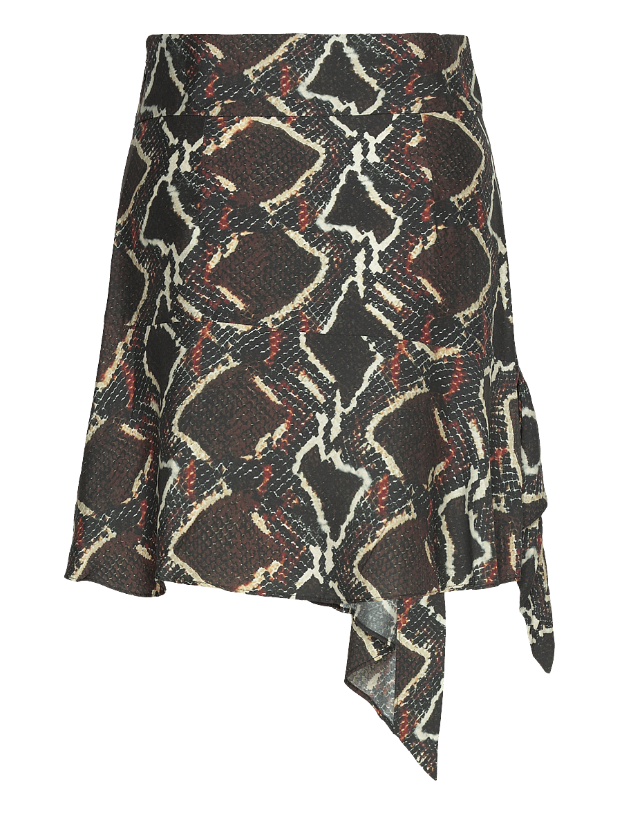 IRO - ADOUNA - korte nederdele - black/brown - 2