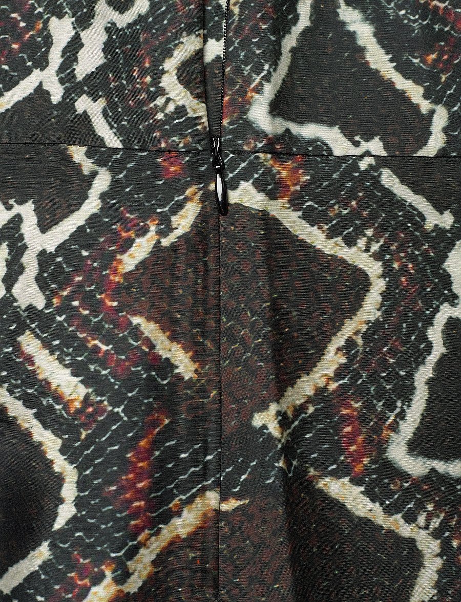 IRO - ADOUNA - korte nederdele - black/brown - 5
