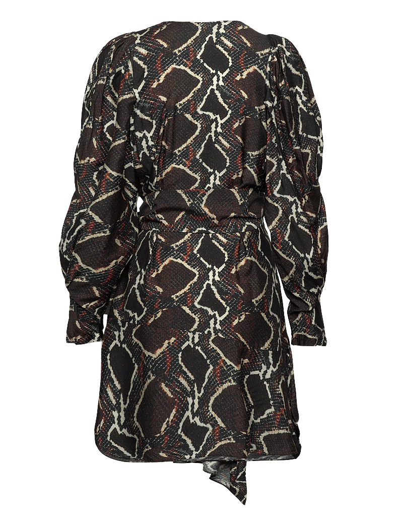 IRO - ALOULI - korta klänningar - black/brown - 2