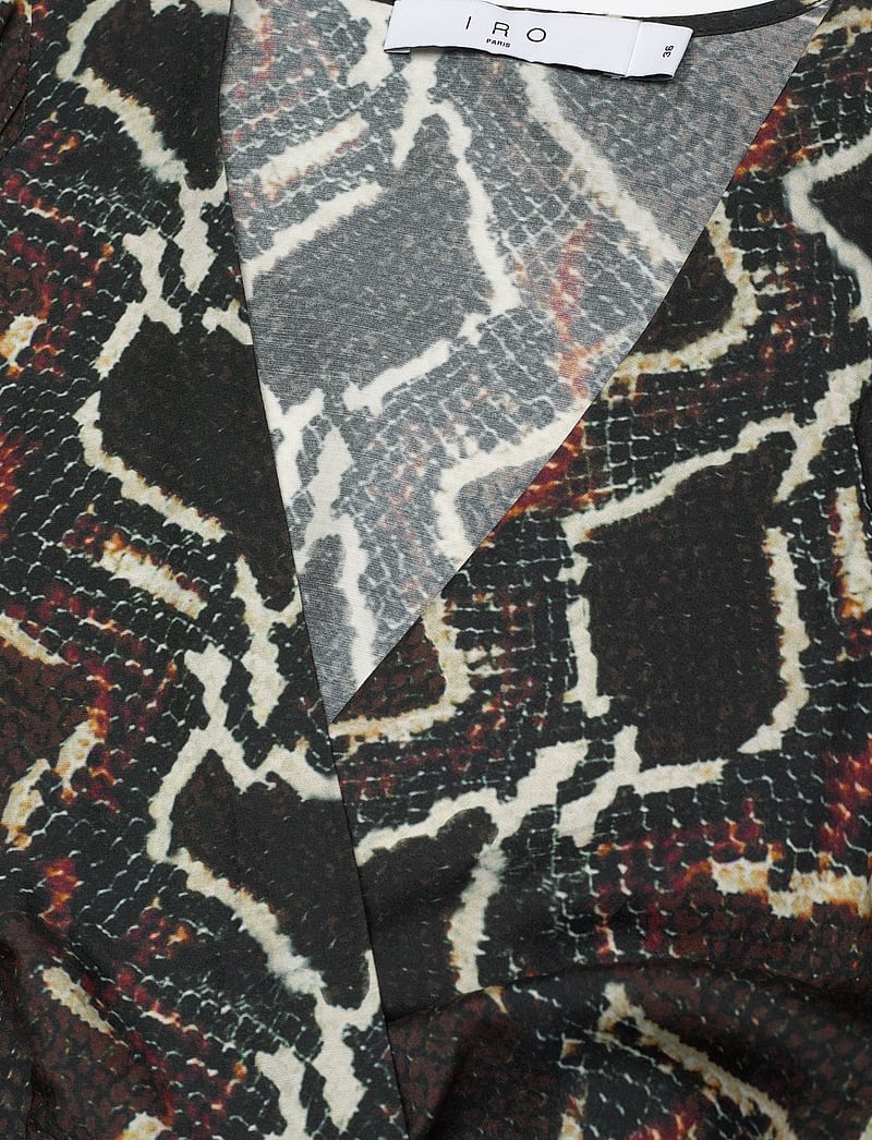 IRO - ALOULI - korta klänningar - black/brown - 5