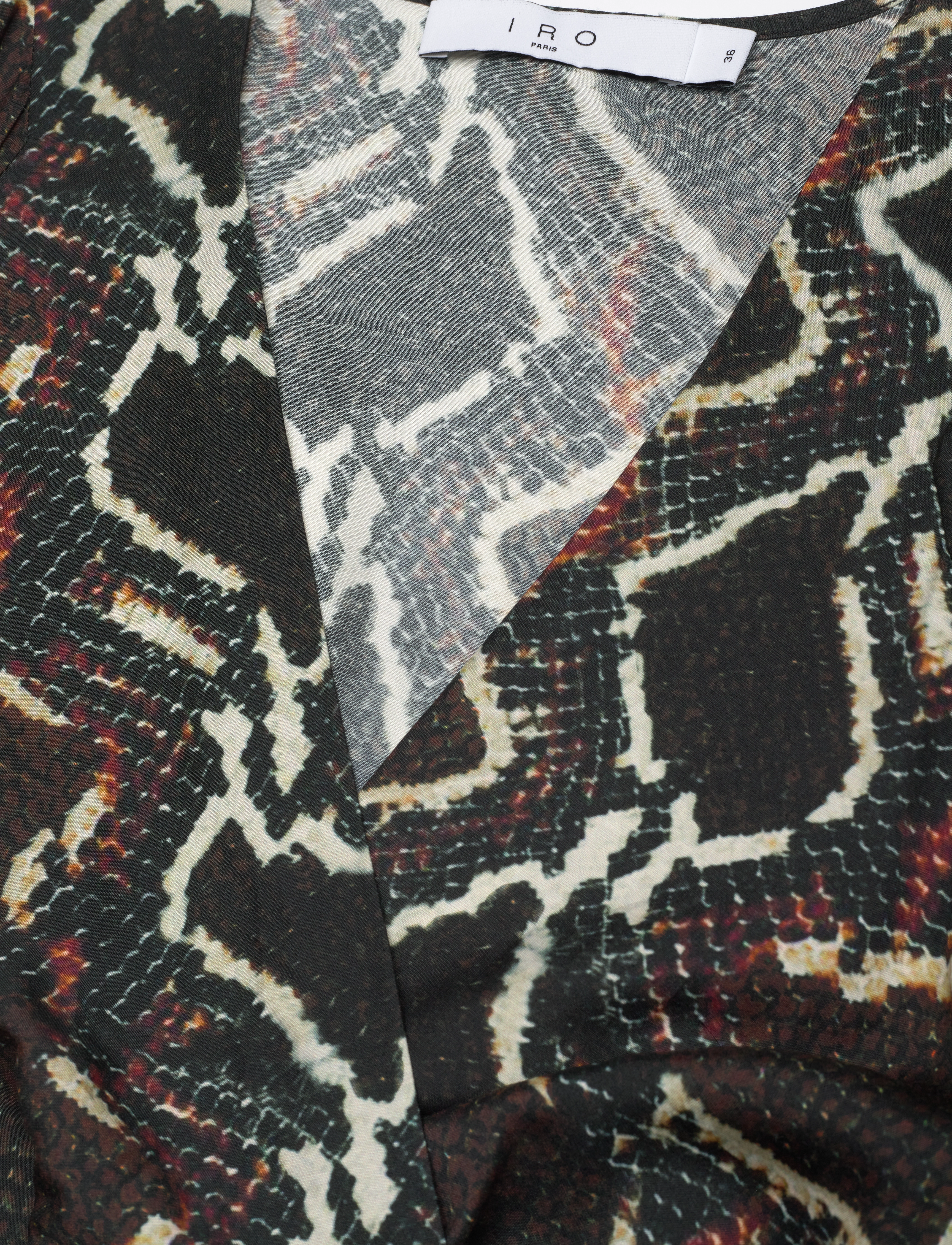 IRO - ALOULI - korte kjoler - black/brown - 5