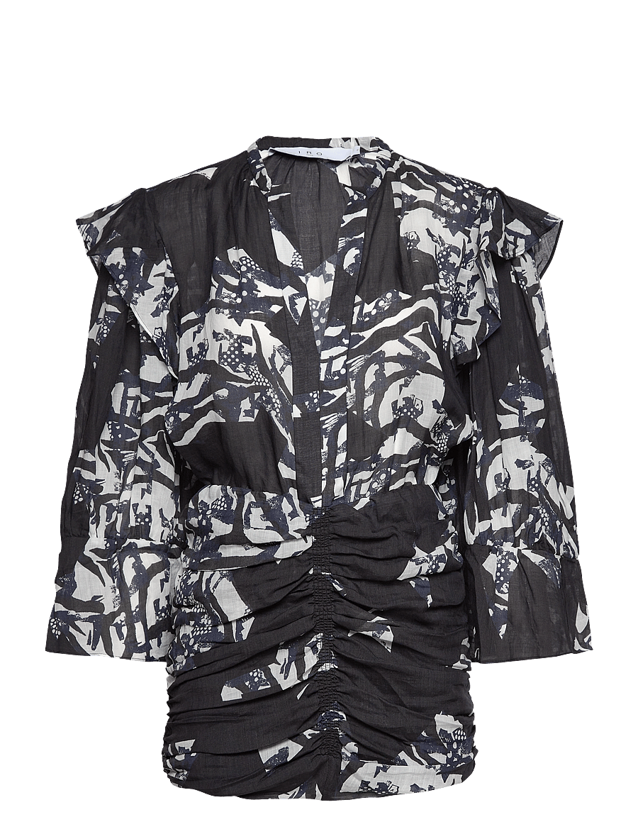 IRO - HURA - langærmede skjorter - black/navy - 0